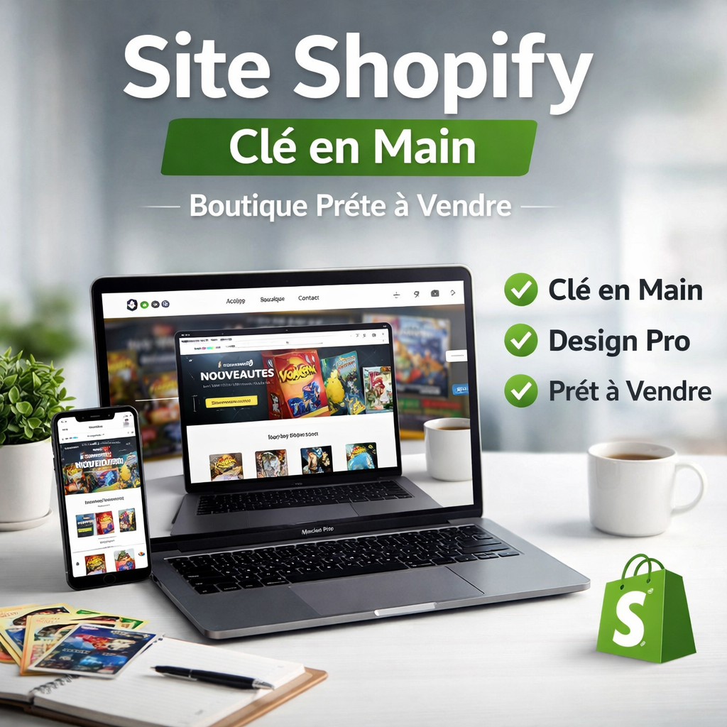 Création de site internet Shopify clés en main