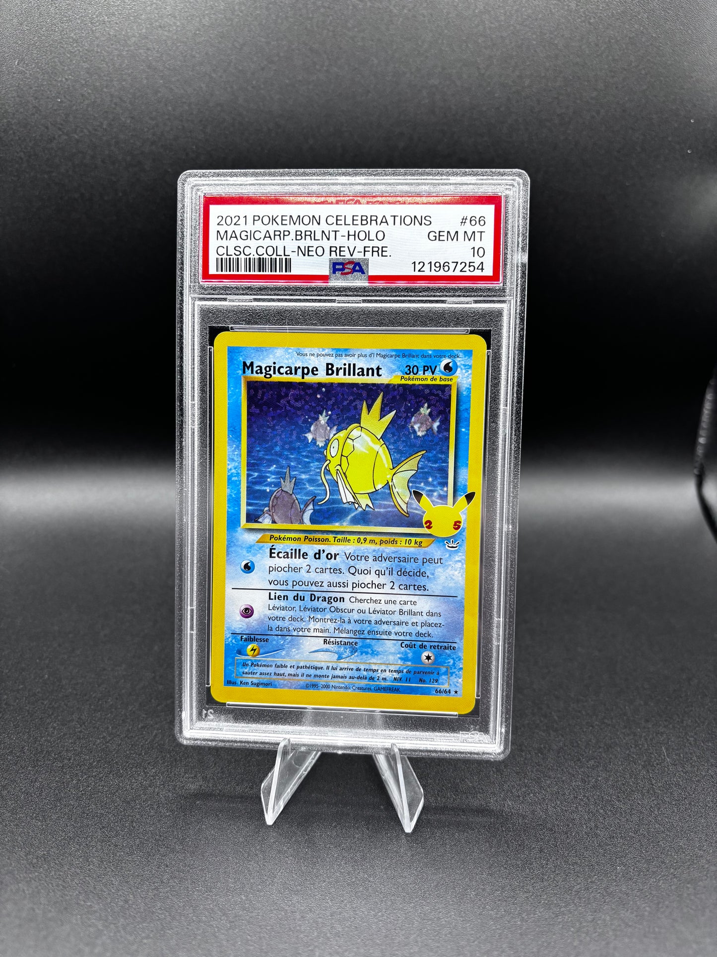 Magicarp Célebration Psa10