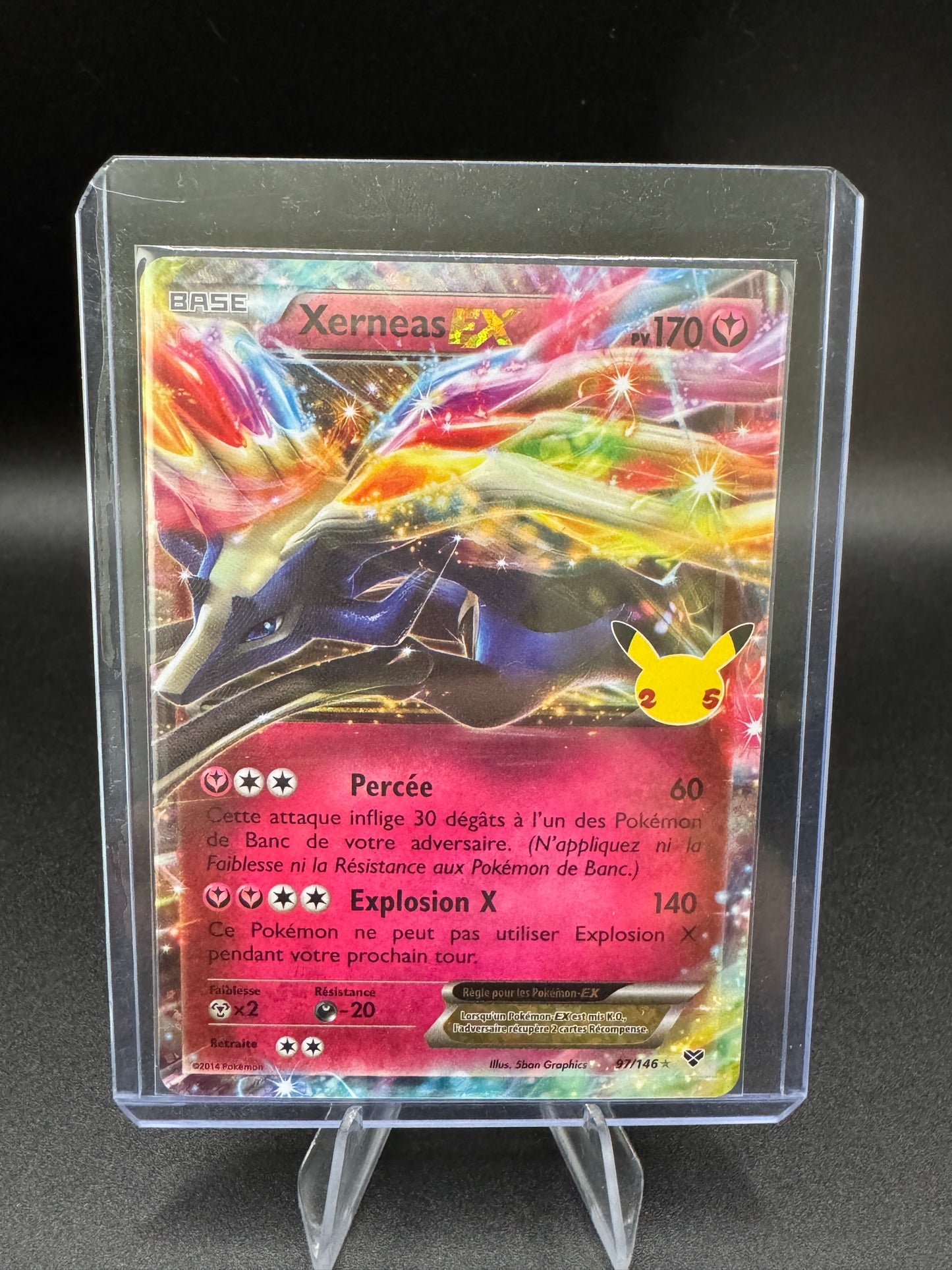 Carte Xerneas EX - 97/146 - Célébration 25 ans - FR