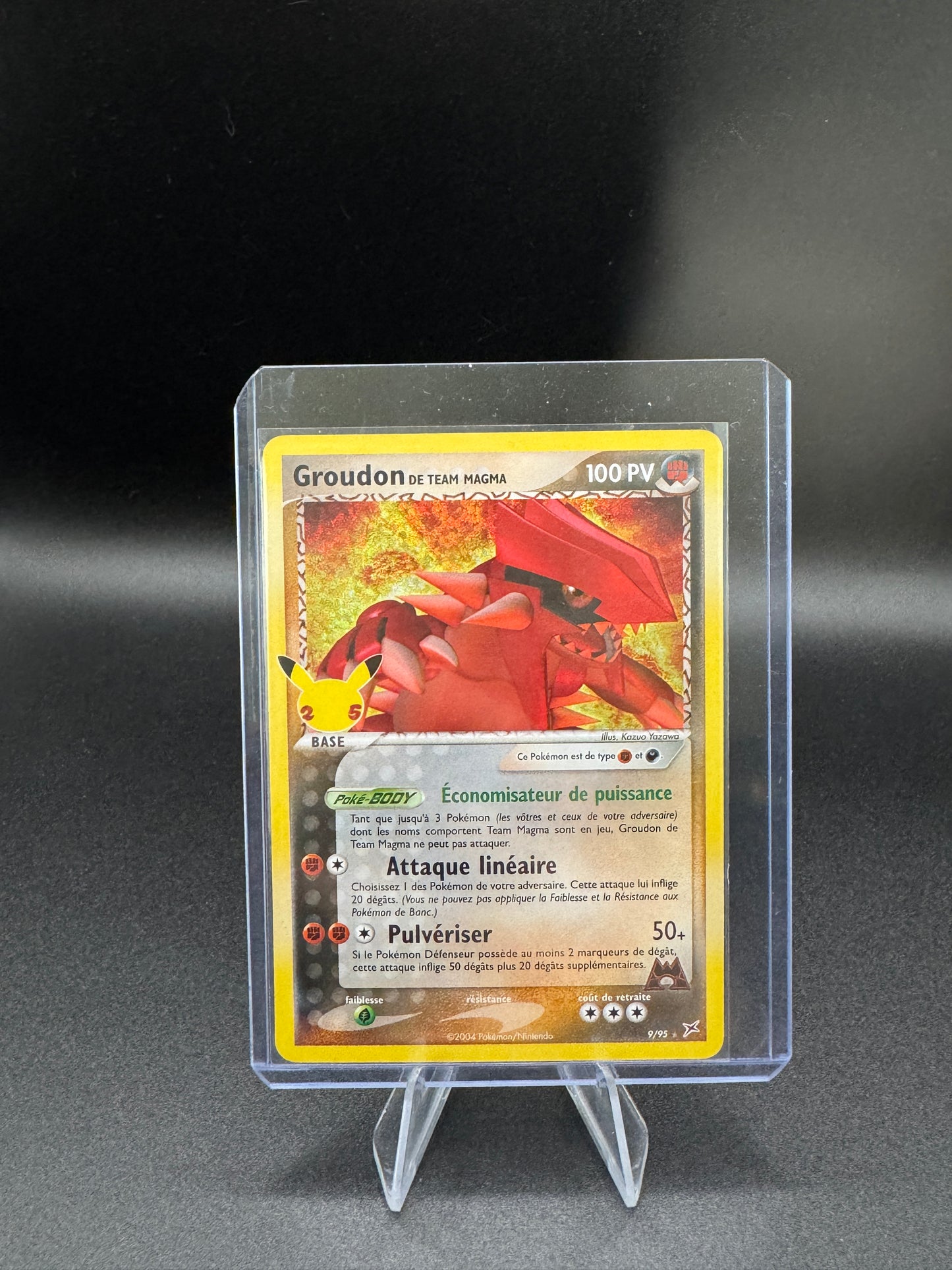 Carte Groudon - 9/95 - Célébration 25 ans - FR