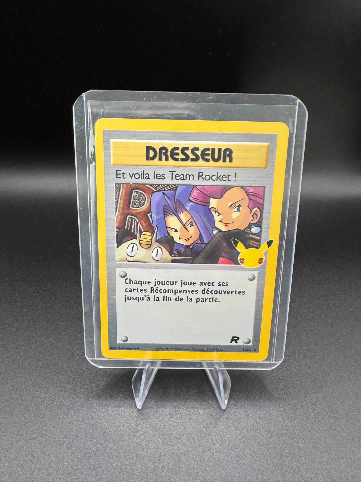 Carte Dresseur Team Rocket - 15/82 - Célebration 25 ans - FR