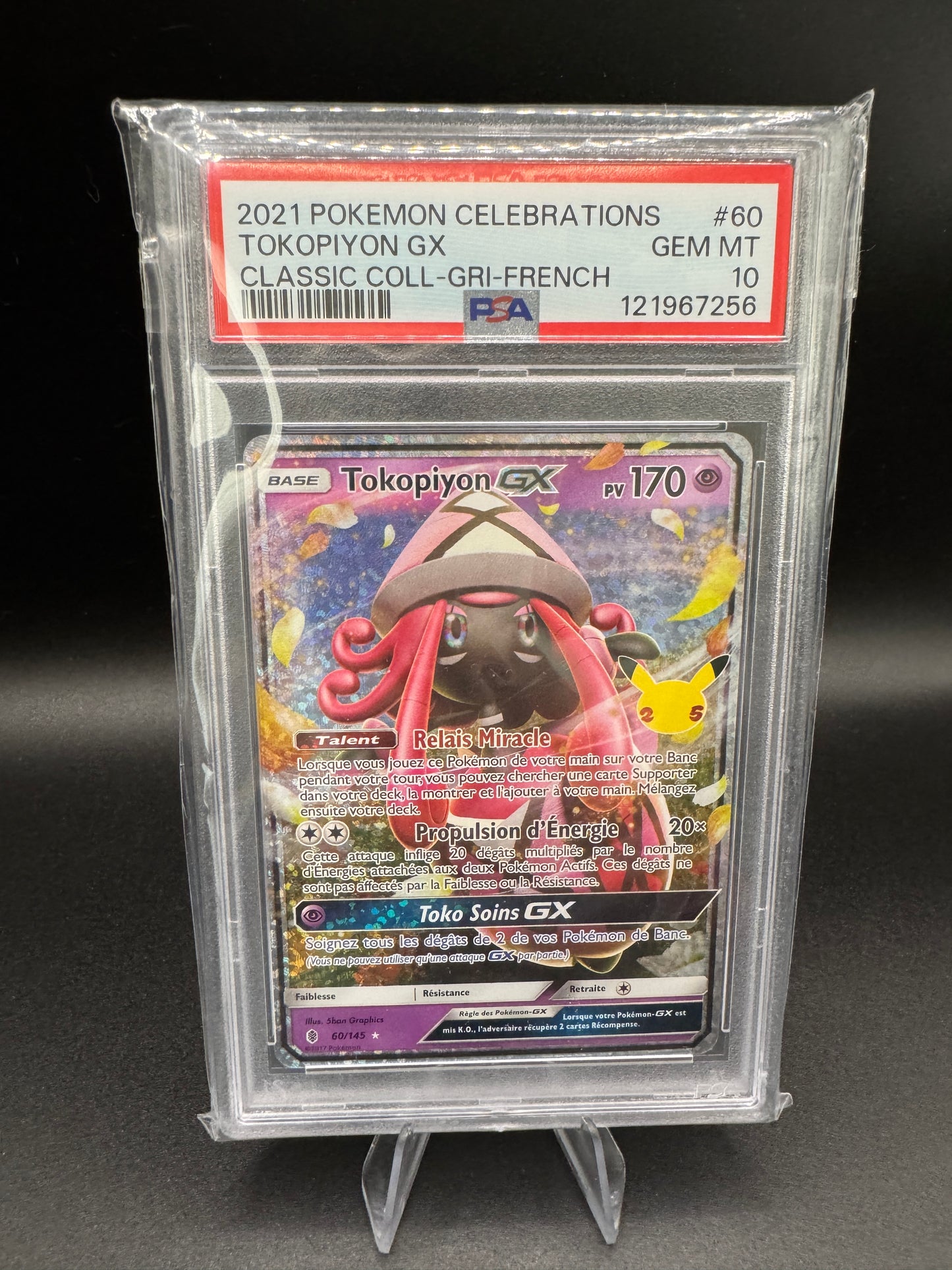 Carte PSA 10 - tokopiyon - célébration 25 ans - 60/145 - FR